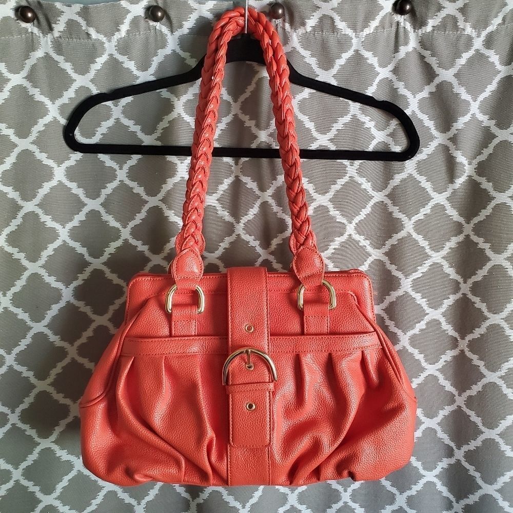 Isabella Adams Harmonie Satchel Harvest Orange